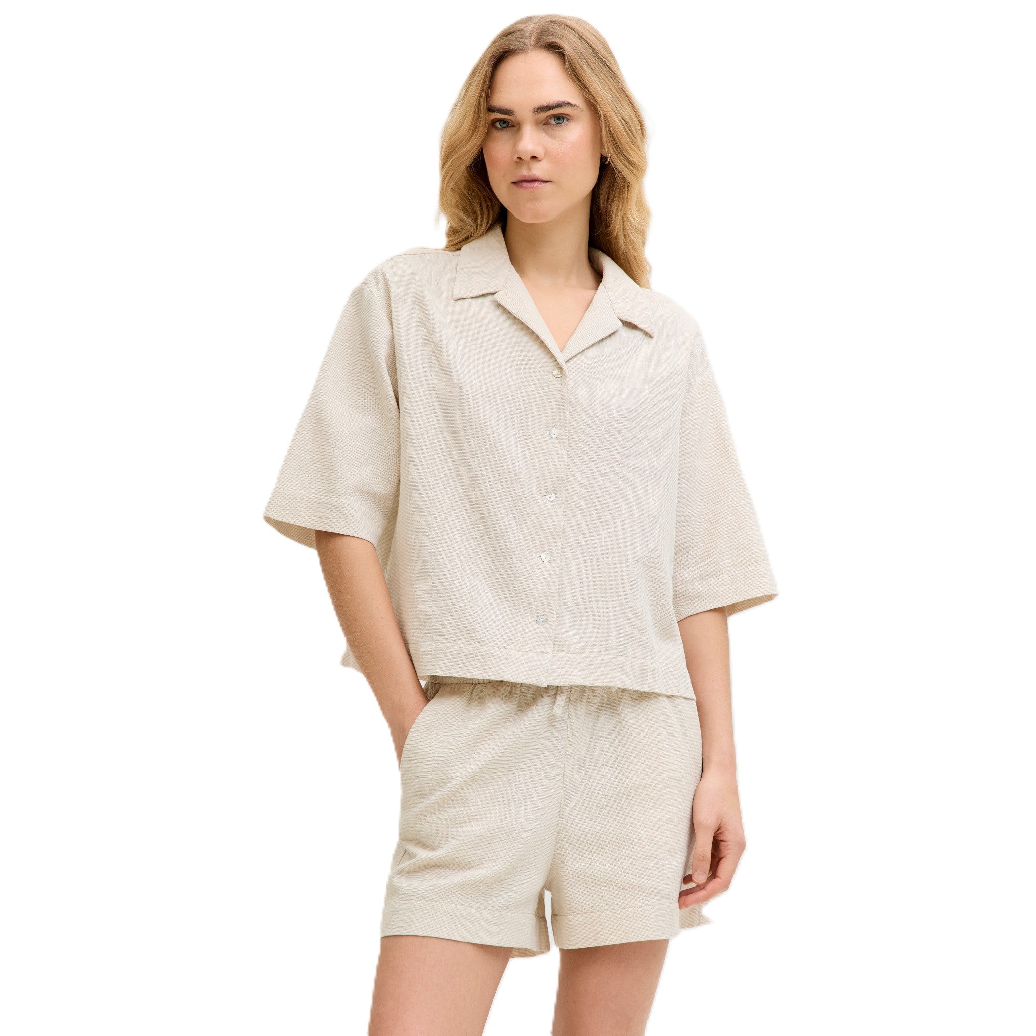 GLOBAL WAFFLE RESORT SHIRT