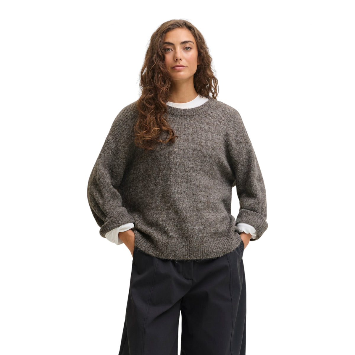 LOU CREW NECK KNIT