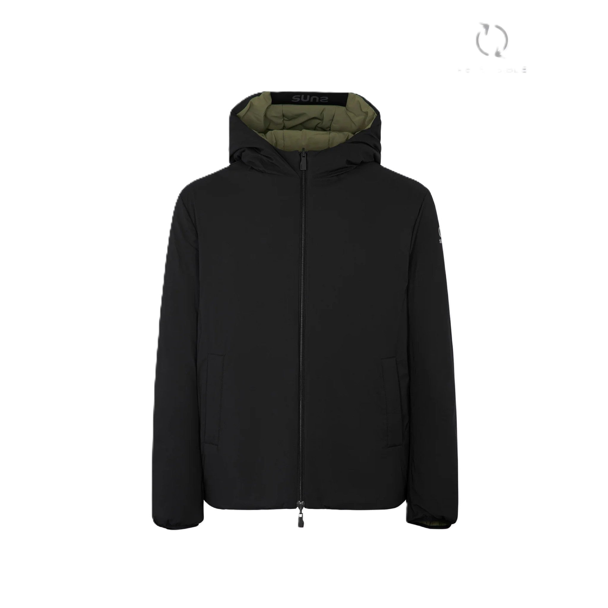 GIUBBOTTO DELHI MIDI REVERSIBILE CON CAPPUCCIO