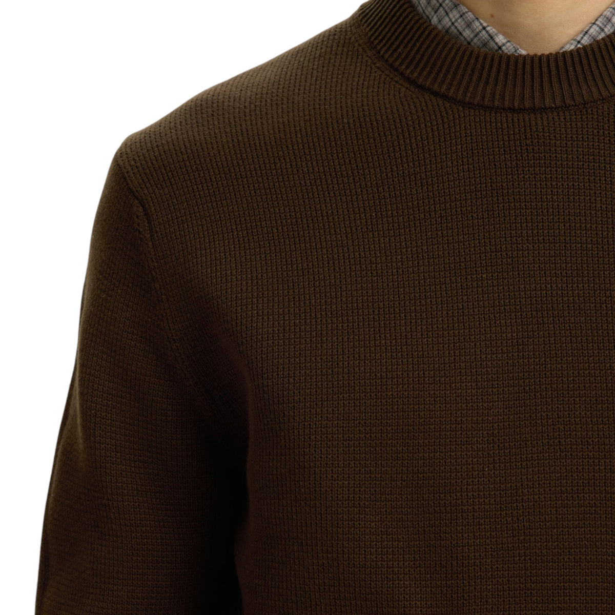 DANE KNIT STRUCTURE CREW NECK
