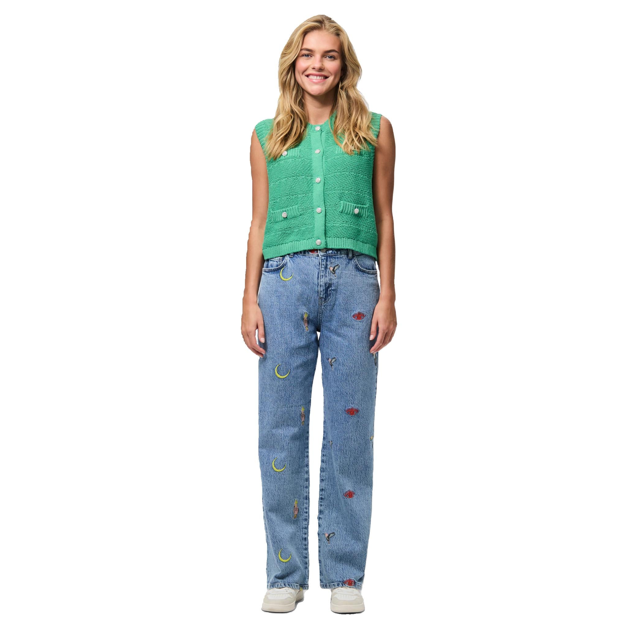 PCJIDI STRAIGHT JEANS