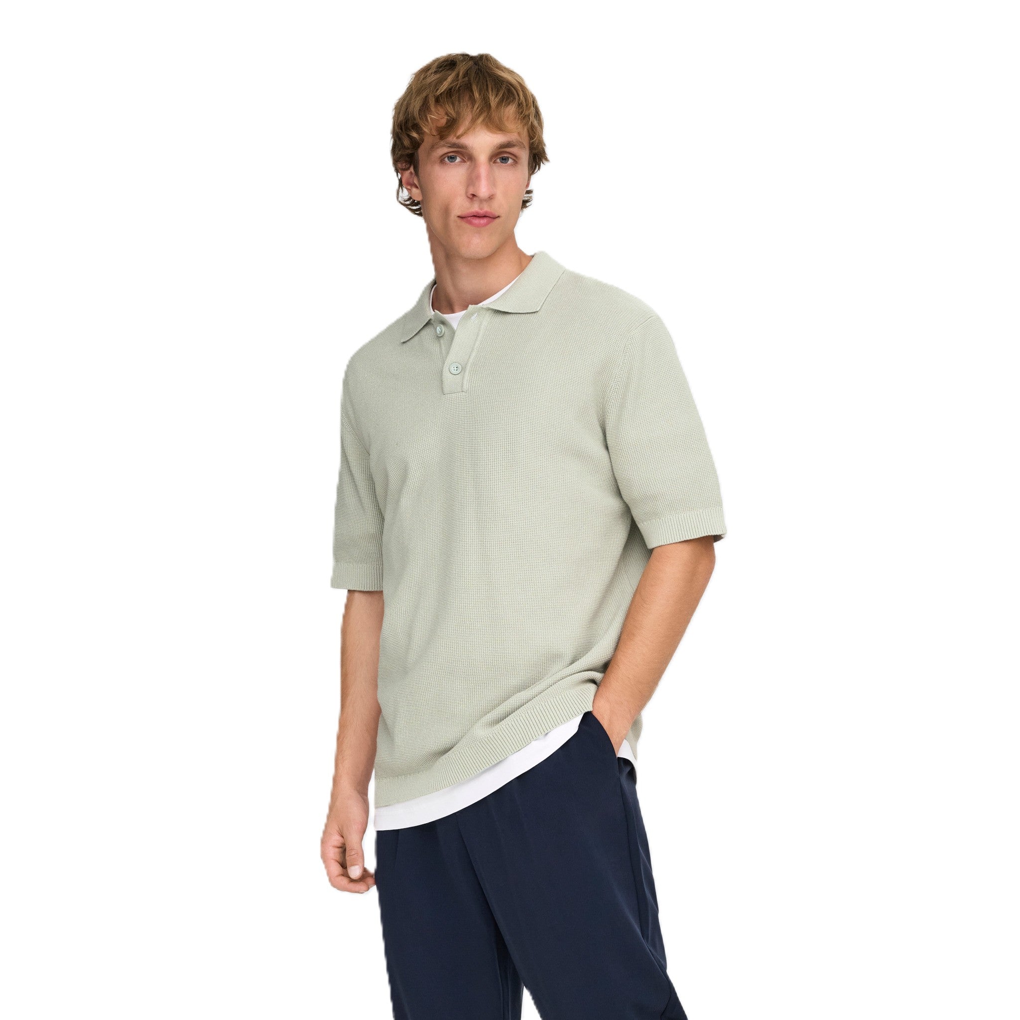 TONY REGULAR WAFFLE POLO