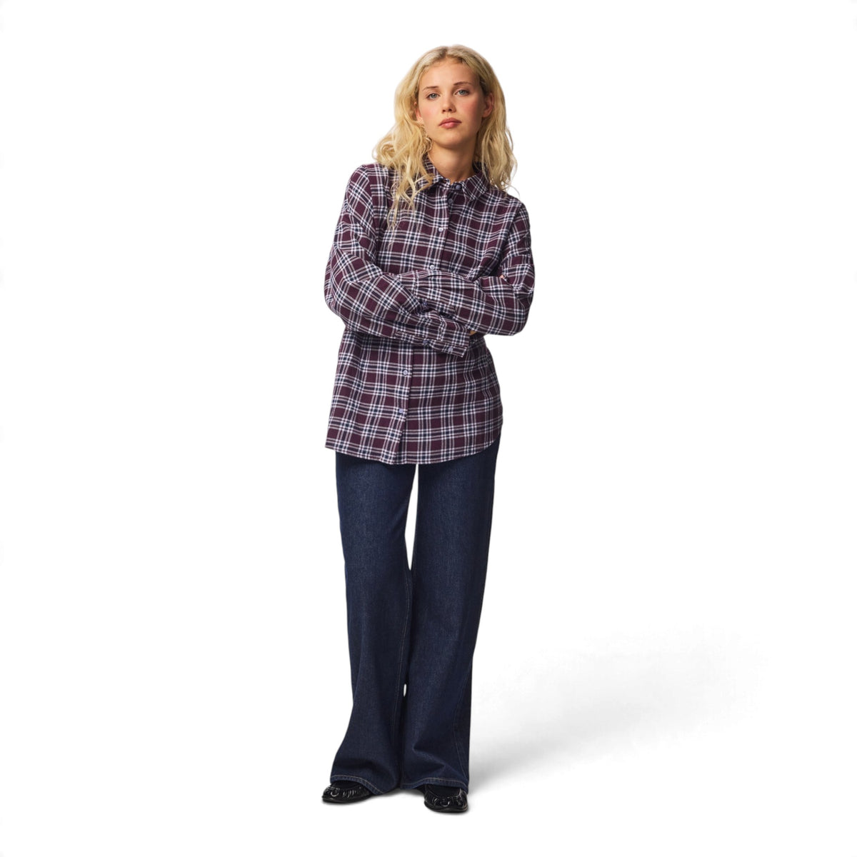 VIOLET FLANNEL SHIRT