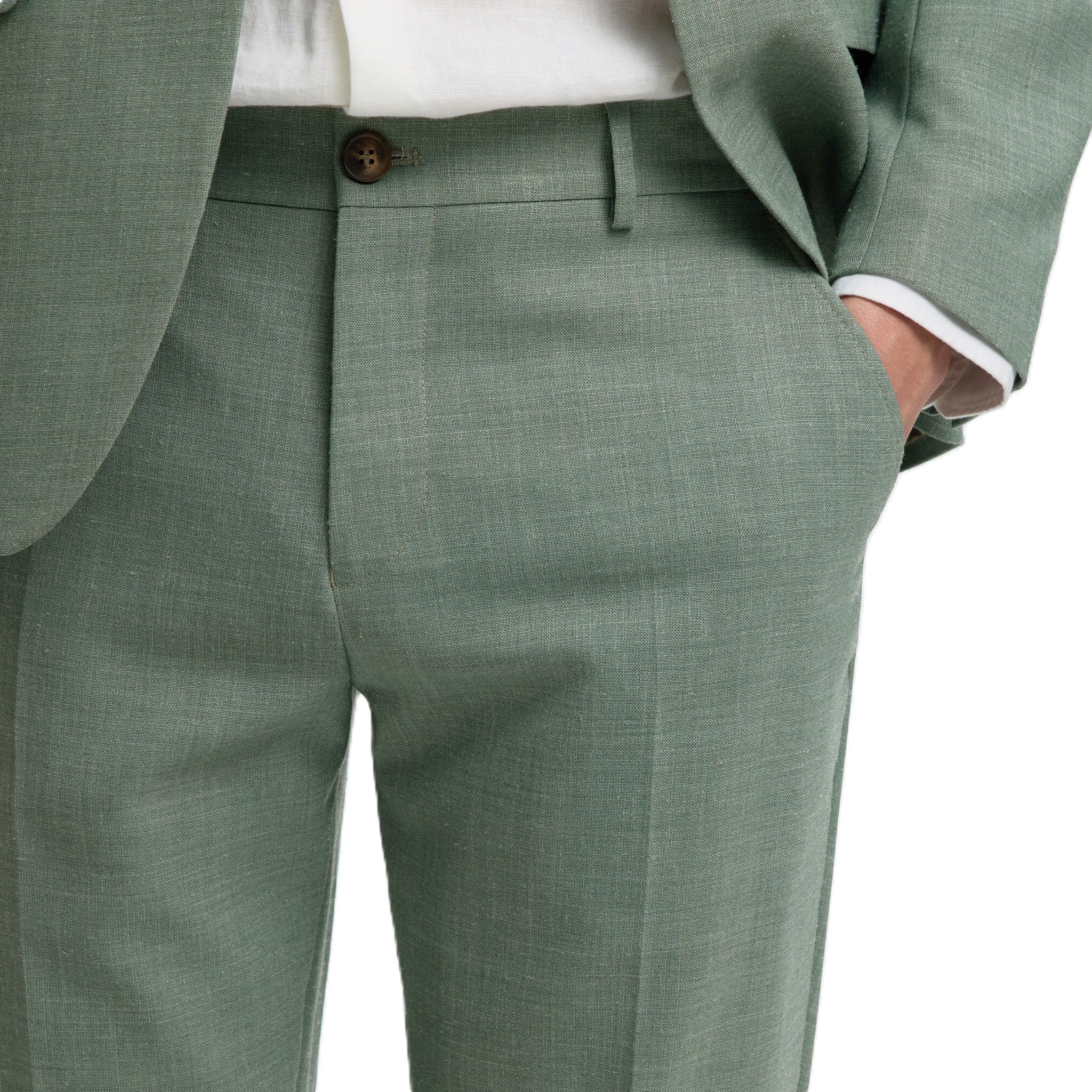 SLIM OASIS LINEN TROUSERS