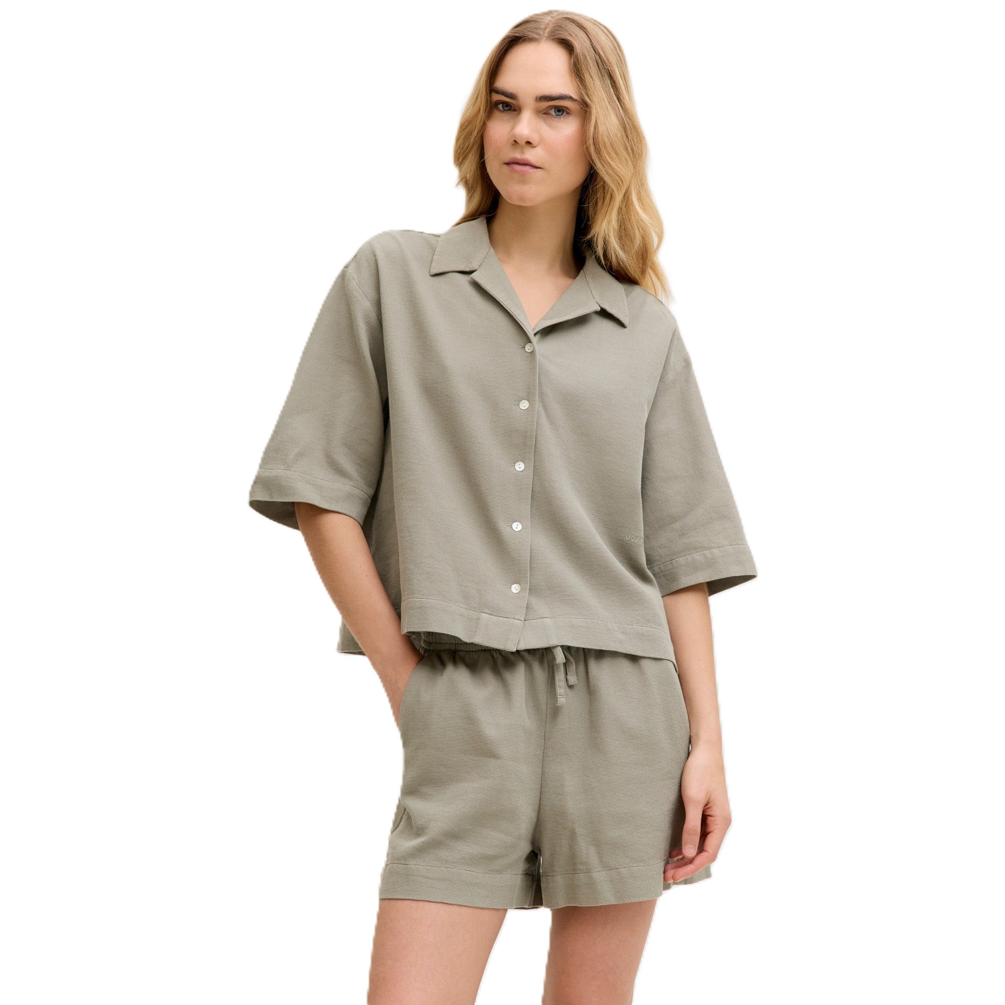 GLOBAL WAFFLE RESORT SHIRT