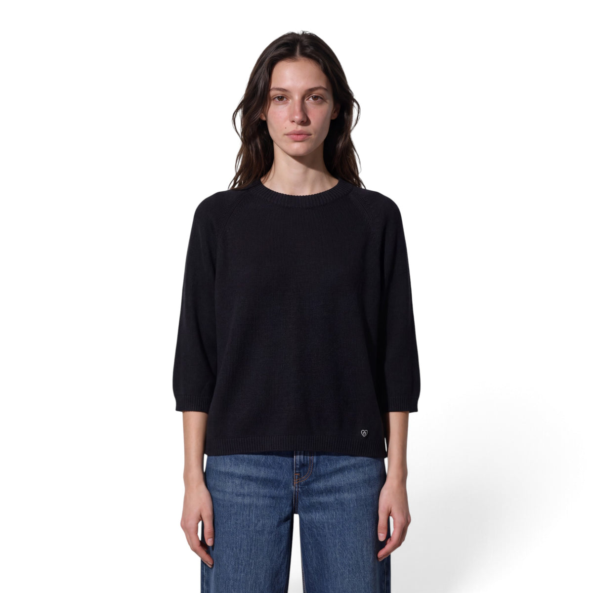 MAGLIONE GIROCOLLO MANICHE 3/4