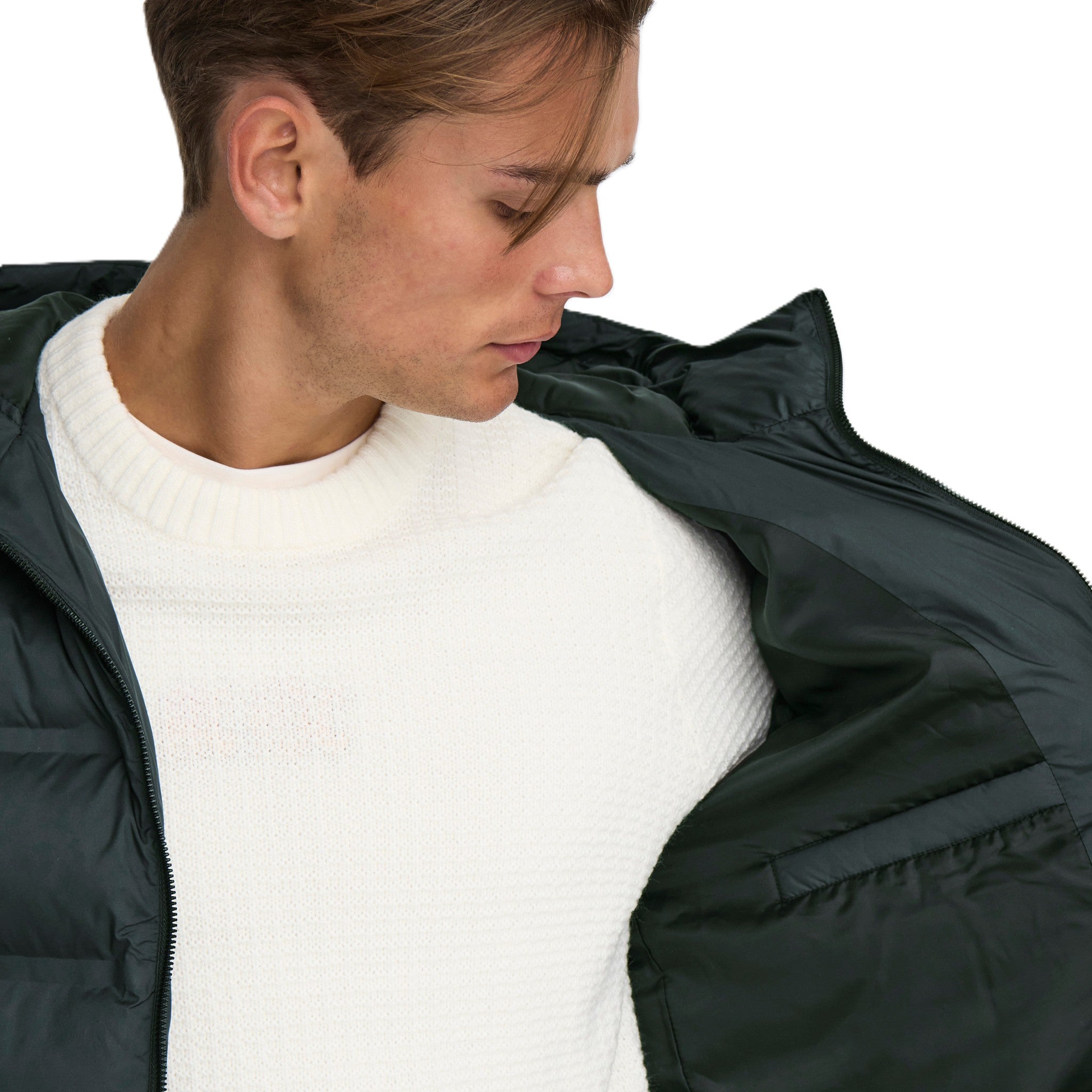 ONSUNION HOOD PUFFER JACKET