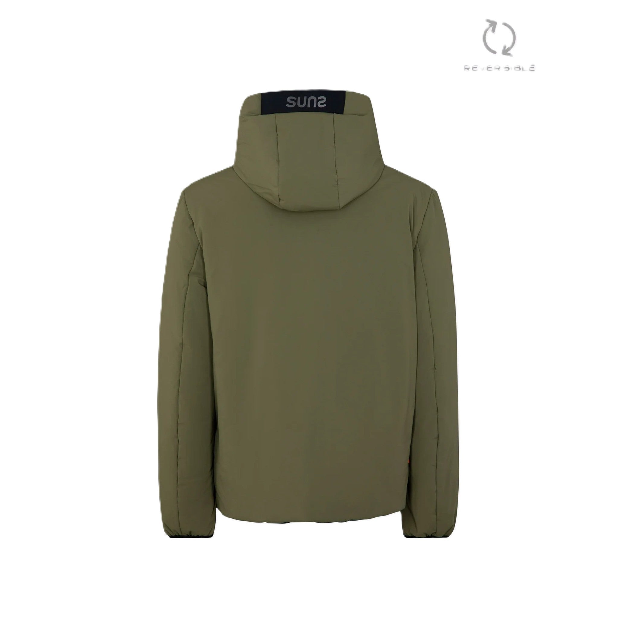 GIUBBOTTO DELHI MIDI REVERSIBILE CON CAPPUCCIO