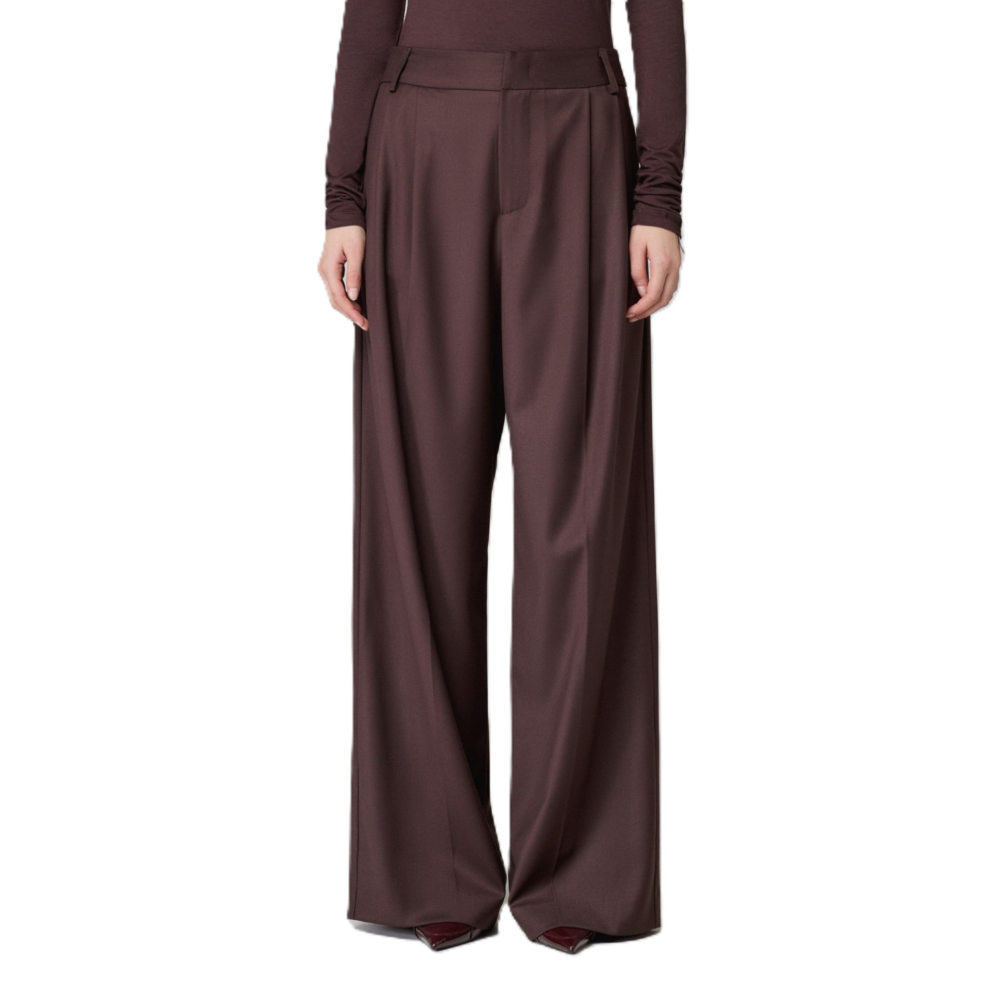 PANTALONE OVER IN TWILL CON PENCES